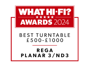 Rega Planar 3 / Nd3 | What Hi-Fi Awards 2024 | Best Turntable £500-£1000