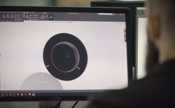 Design department at the Rega factory