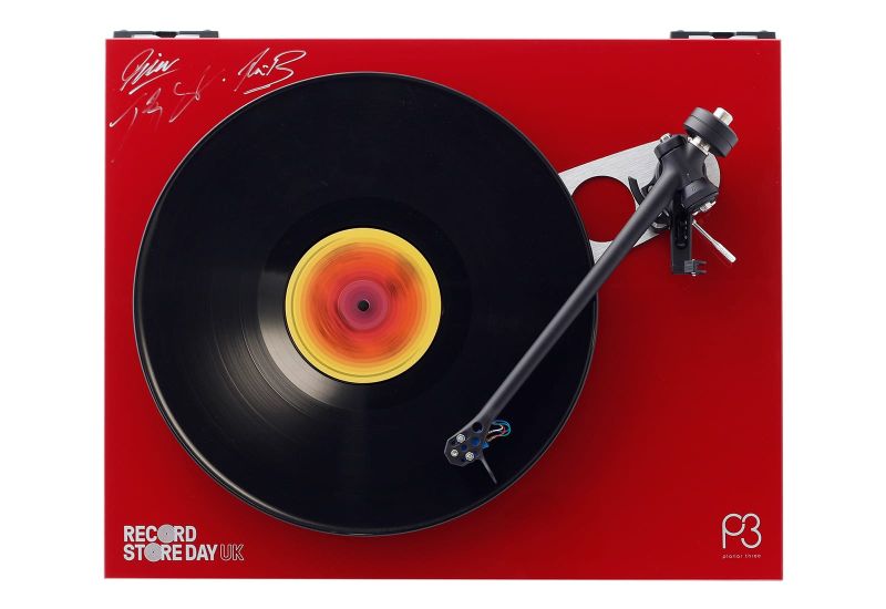 Rega Planar 3 turntable signed by Nothing But Thieves