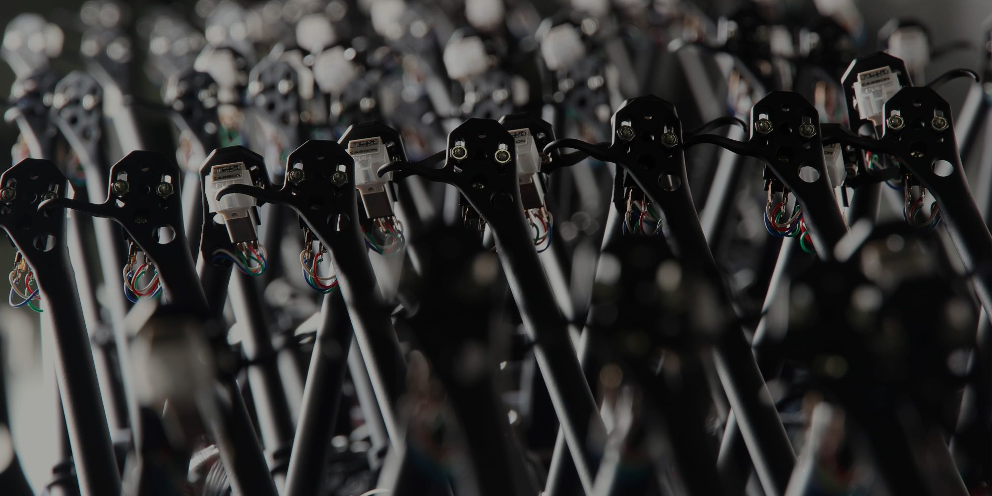 A sea of Rega's Tonearms.