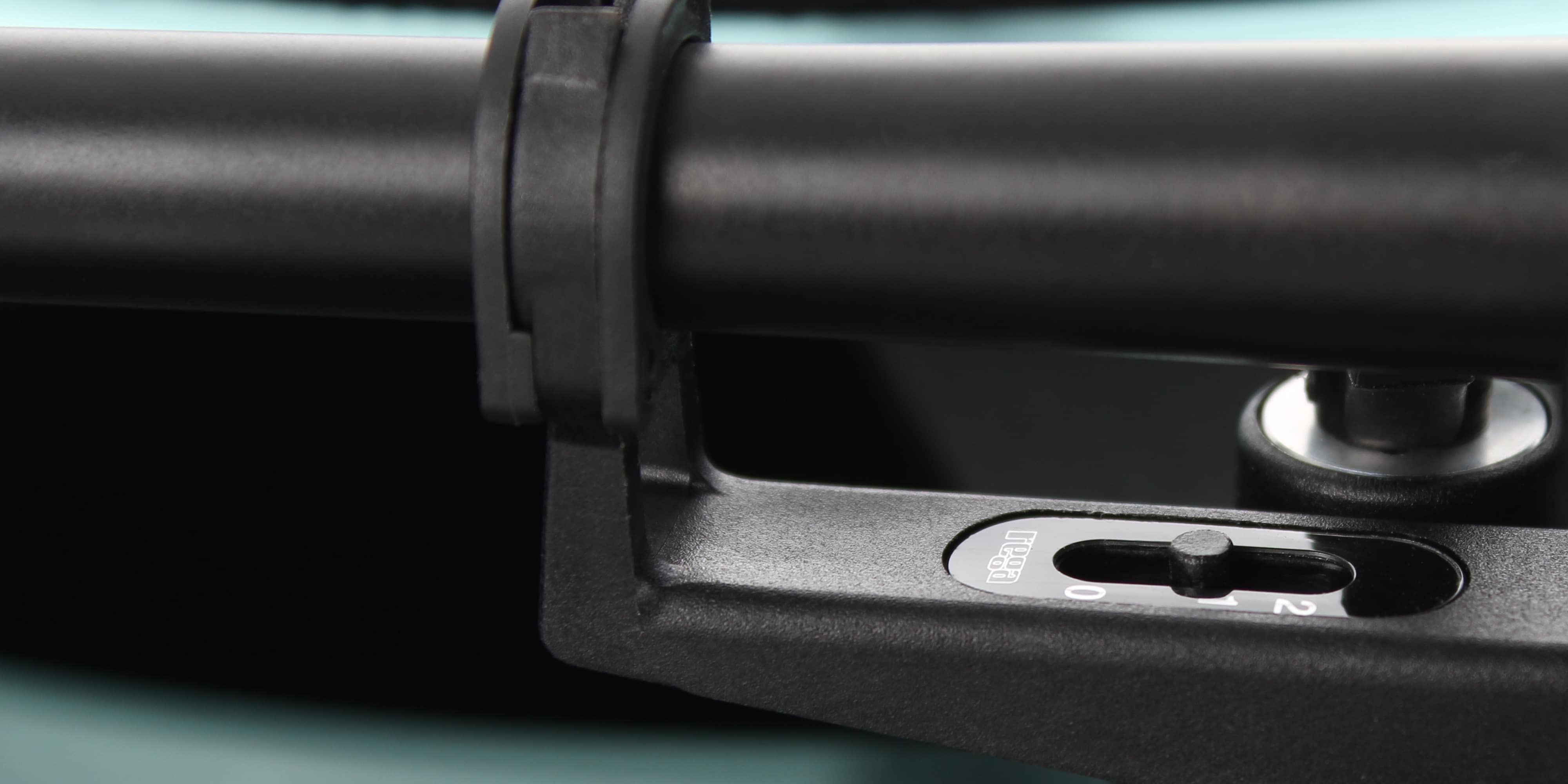 Rega RB220 precision crafted tonearm with extremely low friction levels