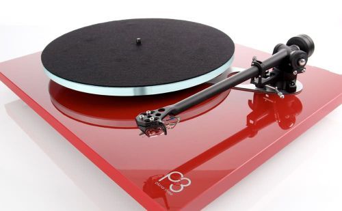 Rega Planar 3 turntable in red finish